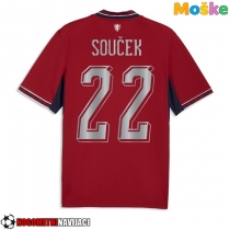 Moške Nogometnih dresov Češka Tomas Soucek #22 Domači SP 2026 Kratki rokavi